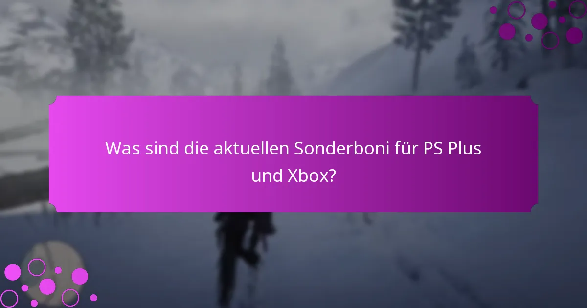 Wie kann ich Sonderboni auf PS Plus und Xbox einlösen?