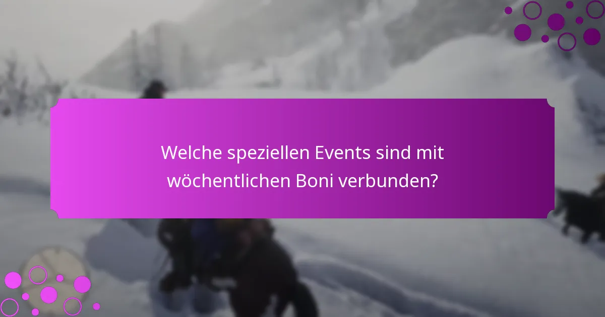 Wie können Spieler an wöchentlichen Boni teilnehmen?