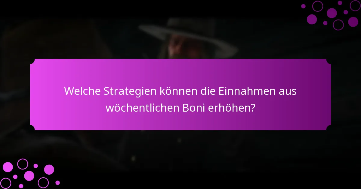 Wie vergleichen sich die aktuellen Boni mit den vergangenen Wochen?
